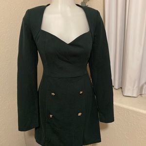 Green Party Dress